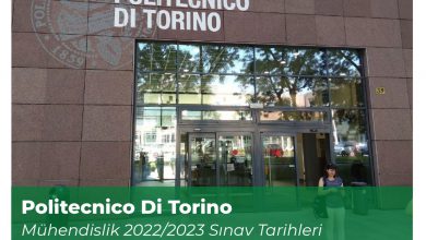 Politecnico di Torino 2022-2023 TIL Sınavı Başvuru Tarihleri